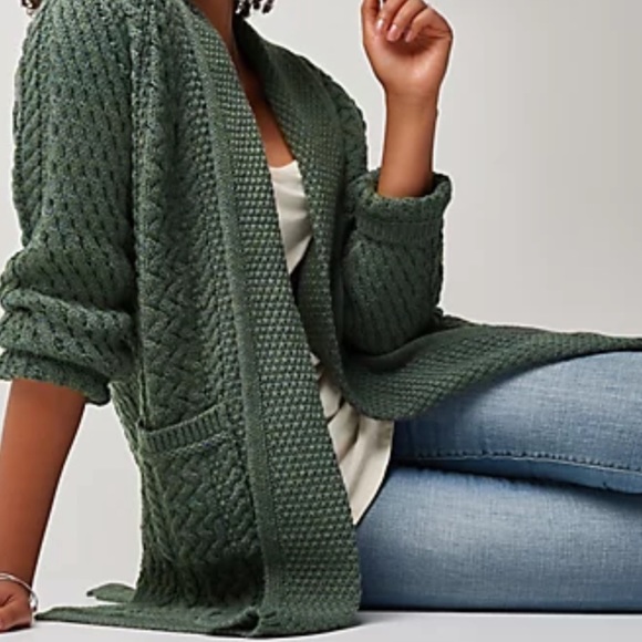 Aran Crafts Sweaters - AranCraft Merino Open Front Long Sweater NWOT